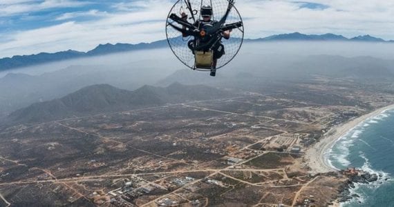 Aerial Photographer Paraglider
