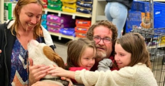 Family Reunited With Lost Dog While Waiting in Line to Adopt New Cat