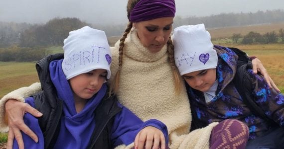 Celine Dion Twin Sons Nelson Eddy Photo