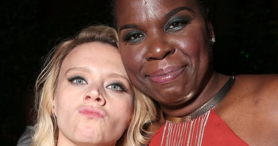 Leslie Jones and Kate McKinnon
