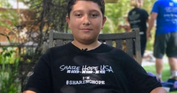 Middle Schooler Helps Feed 9,000 Homeless People